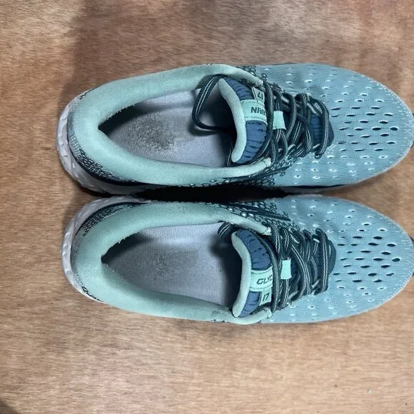 Brooks Glycerin 17 Women Size 8 Green Running Shoes Sneakers - Picture 8 of 9